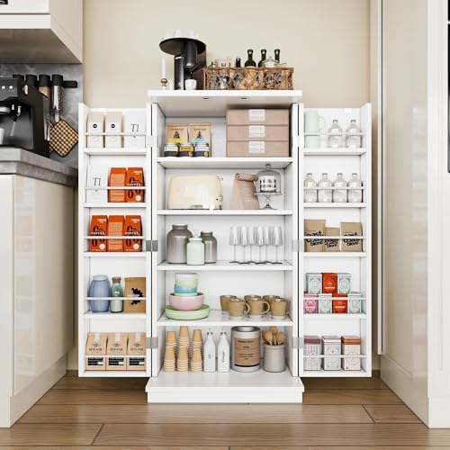 Shintenchi Kitchen Pantry Cabinet,5 - Layer Storage Cupboard with...