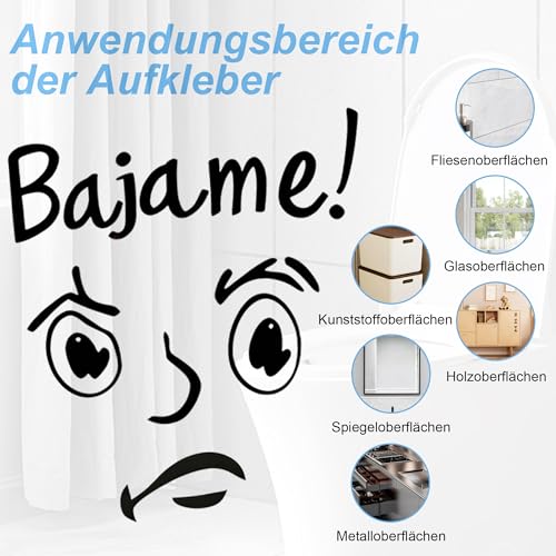 1 Stück Wc Deckel Aufkleber, Lustige Motivfolie zur Dekoration Ihres Badezimmers Selbstklebender und Dekorations Aufkleber Toilettendeckel Deko Badezimmer für Einfache Renovierung