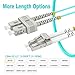1m(3ft) OM4 SC LC Fiber Patch Cables MMF Multimode, Options 1m~153m, Singlemode Fiber Optic Cable Duplex, 50/125μm 40G/100G LSZH, 𝙍𝙖𝙢𝙗𝙤𝘾𝙖𝙗𝙡𝙚𝙨