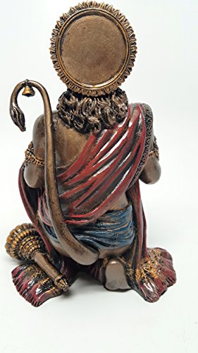 PTC 6 Inch Hanuman Mythological Indian Hindu God Resin Statue Figurine