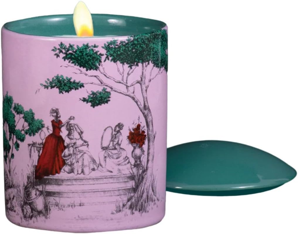 L’or de Seraphine x Sheila Bridges Morningside Park Candle - Scented Candle for Home, Notes of Lemon Peel, Gardenia, and Pear, Clean, Long Lasting, Paraben-Free, 6.4oz