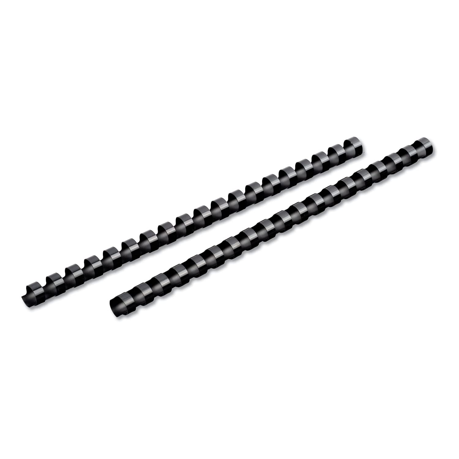 Mead CombBind Binding Spines/Spirals/Coils/Combs, 1/2", 85 Sheet Capacity, Black, 125 Pack (4000134)