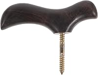 Vista 1 de GANAZONO Perillas para bastón, mango vintage para bastón, mango de caña de repuesto, mango de madera, perilla de caña para exteriores