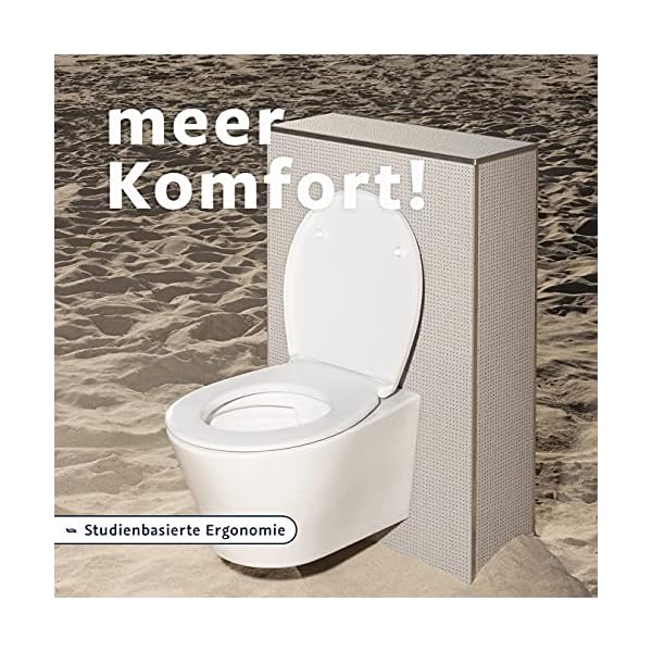 Blauer Hahn® WC Sitz Isar oval | Toilettendeckel mit Absenkautomatik und abnehmbar | Antibakterielle Klobrille aus… – Bild 5