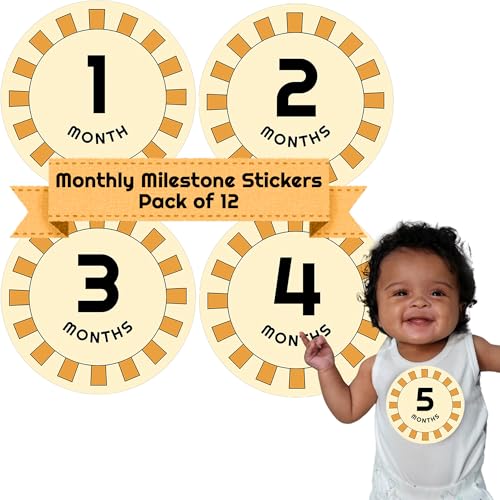 Kit Mensal Baby Boy - Adesivos E Acessórios Para Fotos Do Bebê