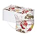 YUYOUG Adulte 𝐕isage_𝐌𝐀𝐒𝐐𝐔𝐄 _Jetabl𝐞 Respirant 𝐌𝐀𝐒𝐐𝐔𝐄 Imprimé Grue Blanche Couleur Mixte Bandana éCharpe pour Cyclisme Camping Voyage Extérieur Activités