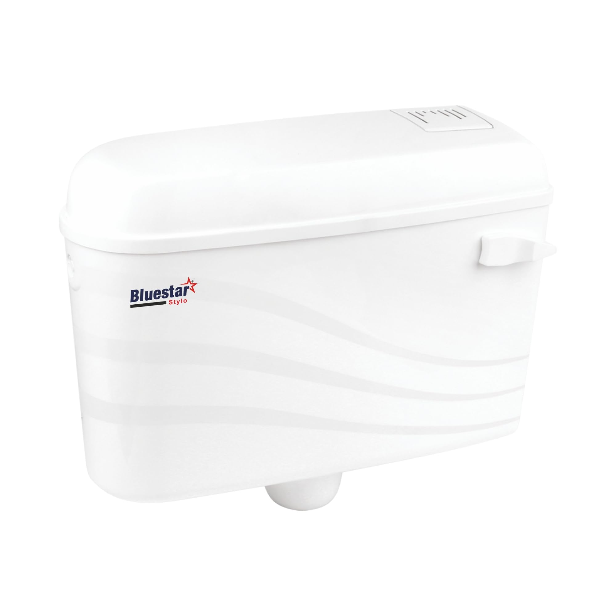 Bluestra STYLO Single Flush Tank 10 Litre for Toilet | Heavy Duty Wall Mount Cistern with 2 Year Warranty | PVC Sanitaryware for Indian & Western Commode (White)-image-14
