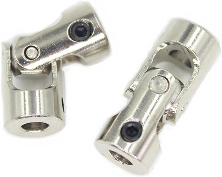 2pcs Steel 4mm to 3.17mm Universal joint coupling U-Joint Motor Shaft RC Boat Car Replacement