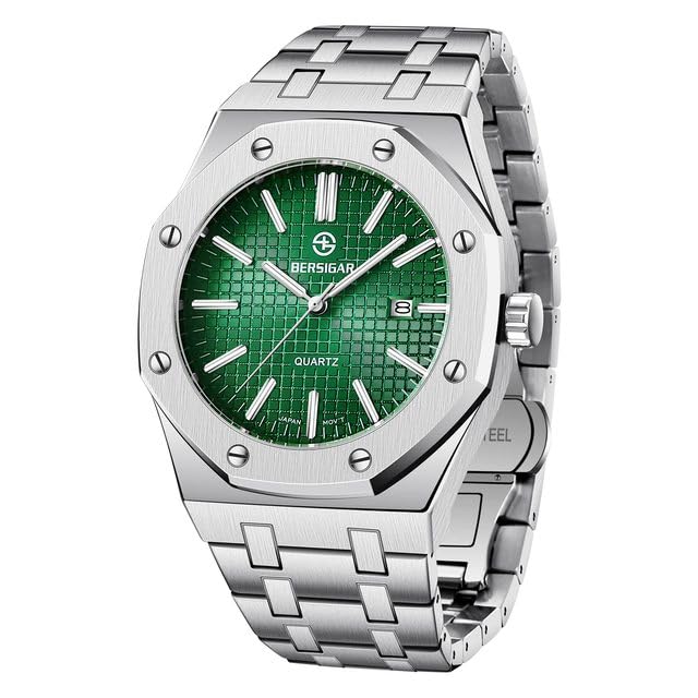 WatchAE - BERSIGAR Men Quartz Watch Luxury Automatic Watch Men Stainless Steel Waterproof Brand Wristwatch Free Shiping Items Relogioss
