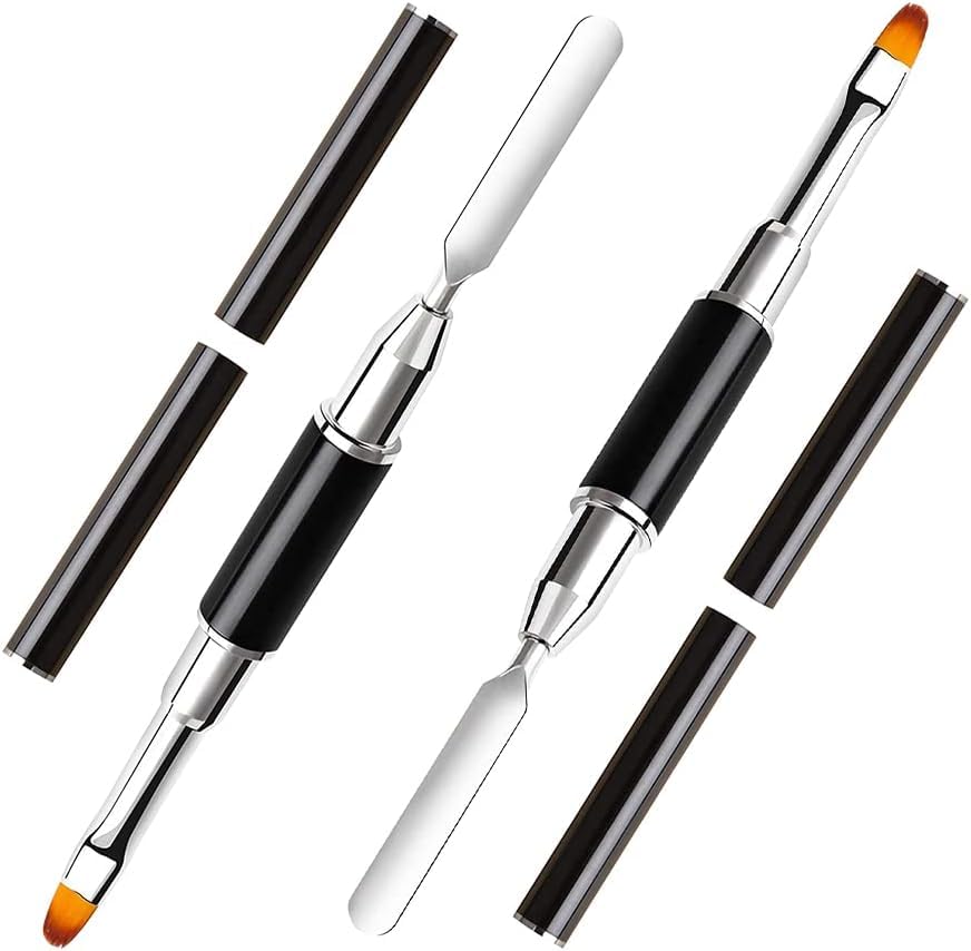 NAILWIND PolyGel Brush and Picker Brush tool for UV Poly Gel, Dual-Ended Poly gel Nail Brush & Picker, 2 in 1 Designs Poly gel Nail Brushes, Stainless Steel Gel Nail Brush Poly gel Slice Tool for Poly Gel UV Gel Acrylic Nails Extension 1- PCS-image-42