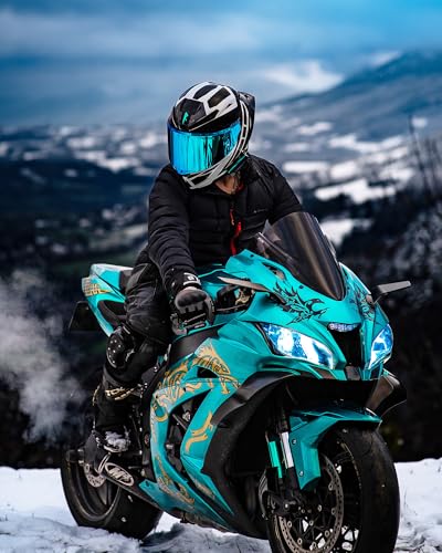 RIDEIRON Heated Motorcycle Gloves Winter Men Women - Fingertip Heating, 3 Heat Settings + Intelligent Mode, Waterproof & Touchscreen (M-XXL) (Black, L) - Image 8