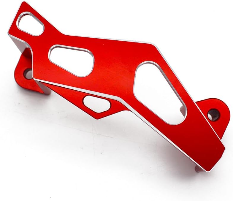 Replacement for Yamaha YZ125 YZ250 YZ250F YZ450F YZ125X YZ250X WR250F WR450F WR250R Motorcycle Brake Caliper Disc Rotor Guard Protector (Red Caliper Guard)