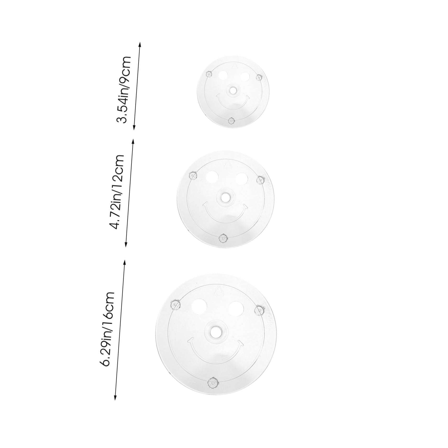 SOLUSTRE 1 Set Cake Dowel Rods Set with Separator Plates Support Straws for Tiered Cakes Easy to Assemble for Weddings and Parties