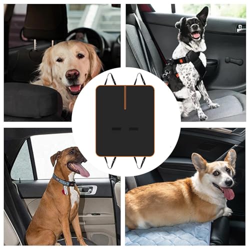 Housse de siège auto pour chien imperméable et robuste pour voyages en SUV