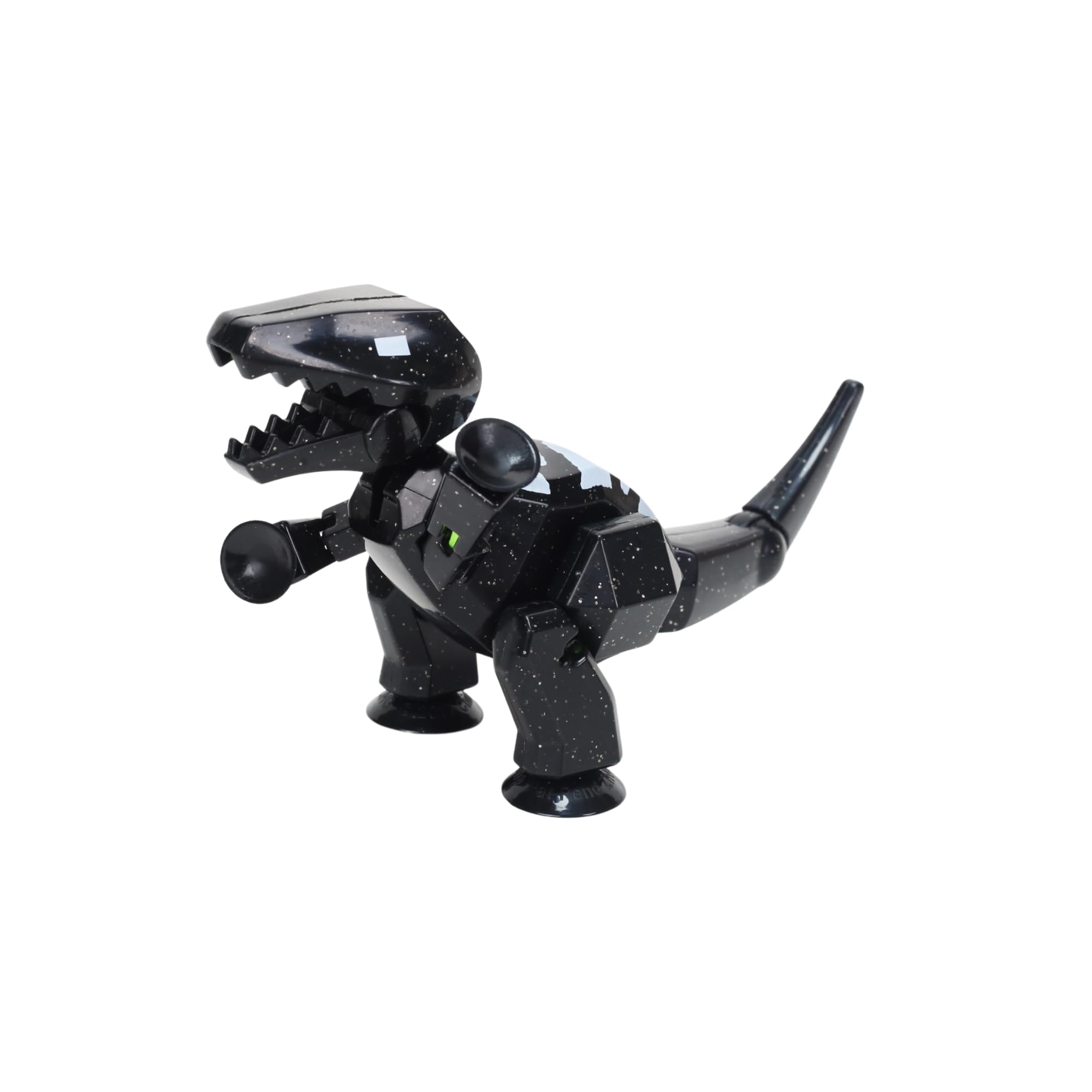 Zing Stikbot MEGA Dino, 6" Long x 3" Tall StikBot, Create Stop Motion Animation, Age 4+ (Space Black - T-REX)
