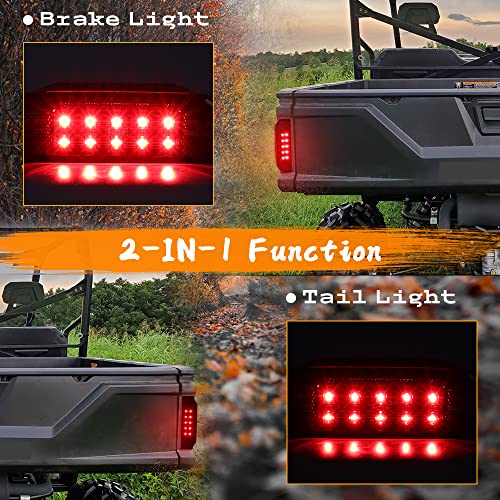 Motoparacc Smoked Utv Brake Tail Lights Led Taillights Compatible With Polaris Ranger 900 1000 Xp Diesel 570 Full Size Pro Xd 4000G 4000D Brutus General 2412774 2411866 #TOP1