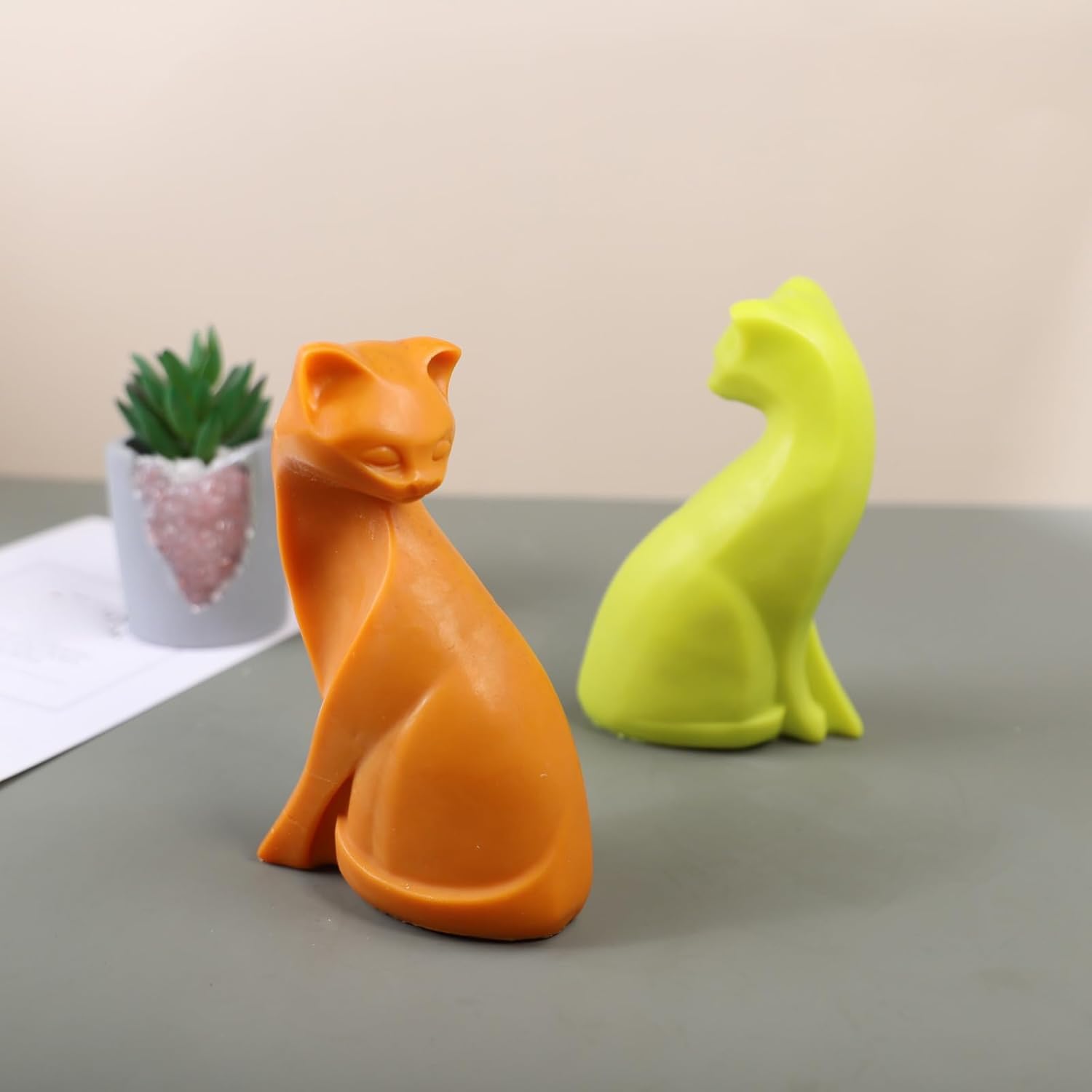 大型シリコンモールド 動物石けん石膏粘土型 エポキシ樹脂製作ツール ホームデコレーション 樹脂アートモールド