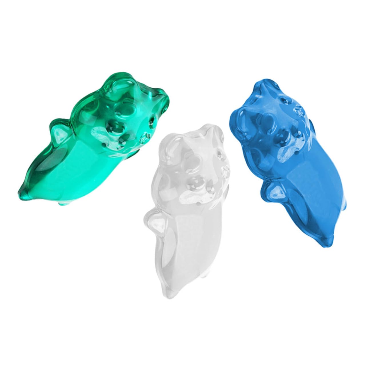 Baluue 3 STÜCKE Ergonomische Silikon handauflage Niedlichem Bär design Weiche Maus handgelenkauflage für Büro und Laptop Rutschfestes Gelkissen zur Unterstützung und Ermüdungsreduktion