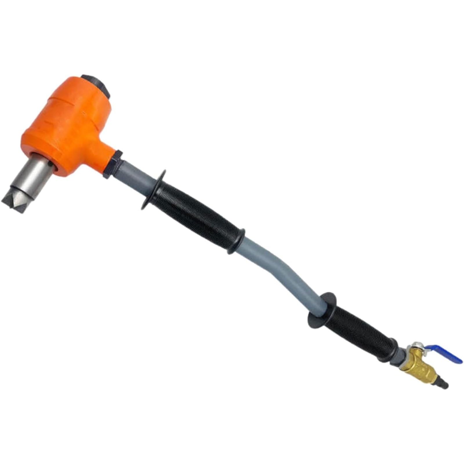 GYKOZY Industrial Pneumatic Scaling Hammer, Pneumatic Rust Removal Hammer, Number of Hits 3900 Times/min, Heads Diameter 25MM, Adjustable Intensity, for Removing Rust