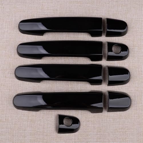 Cache de poignée de porte pour réparer poignée usée Toyota Yaris garniture noire extérieure