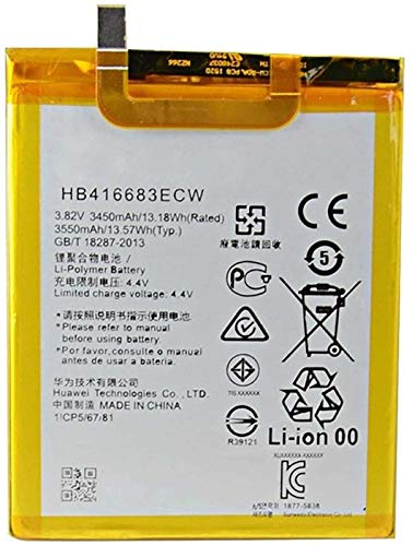 TD24H Bateria HB416683ECW para Huawei Nexus 6P / 6 Plus / 7 3450 mAh Litio