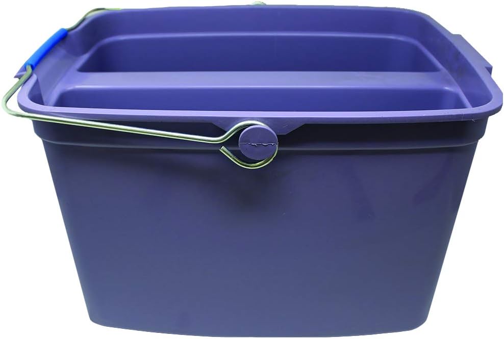 Light Purple Cleaning Caddy Bucket with Handle 2 Section