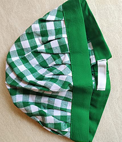 Image of Switchon Checkered Cotton Kitchen Cooking Apron with Chef Hat - Pack of 2 | Multi-Purpose Chef & Waiter Apron for Men & Women | Home, Hotels, Restaurants & Cafes | Proudly Made in India