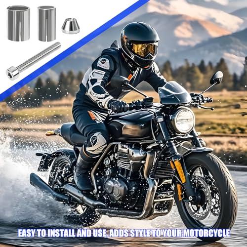 YTFRL Motorcycle Bar Ends Mounting Screw Set, 13mm-19mm Motorcycle Handlebar Expansion Screws Powergrip Bar End Set, Professional Handguard Handle Ends Expand Screws Accessories - Thumbnail 6