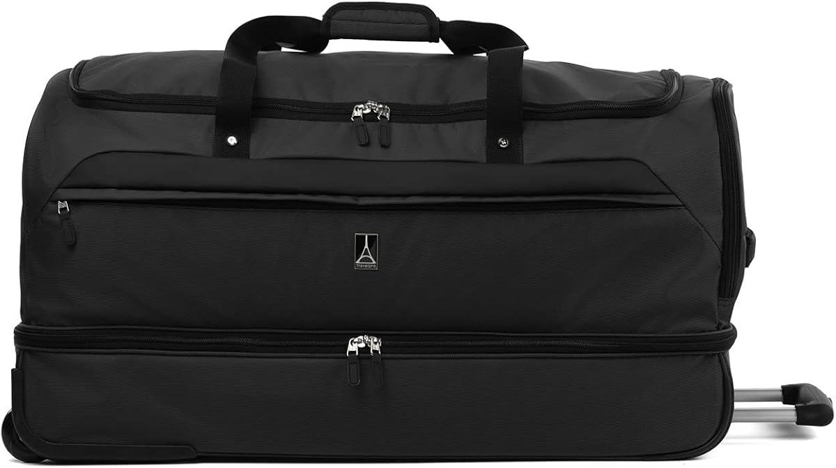 Bolsa Rolling Duffel Roadtrip, negra, 30 pulgadas
