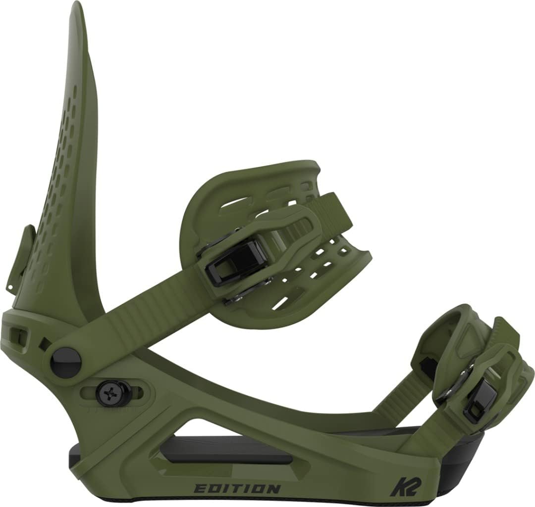 K2 Edition Mens Snowboard Bindings, L: 10-15, Moss