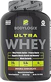 Bodylogix Ultra Whey NSF Certified Protein Powder, Double Chocolate, 4 Pounds