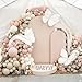 Boho Dusty Pink Balloon Arch Garland Kit 135Pcs Neutral Pink White Sand Ivory Nude Balloons for Girls Baby Shower Birthday Wedding Gender Reveal Party Decorations