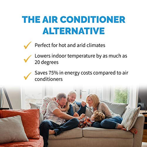 Newair, Af-1000W, Portable Indoor Tower Fan With Evaporative Air Cooler And Humidifier, 300 Square Foot Effective Range, White #TOP2