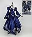 Fate Altria Pendragon Alter Saber Full Dress Uniform Outfit Anime Games Cosplay Costumes (Female M)