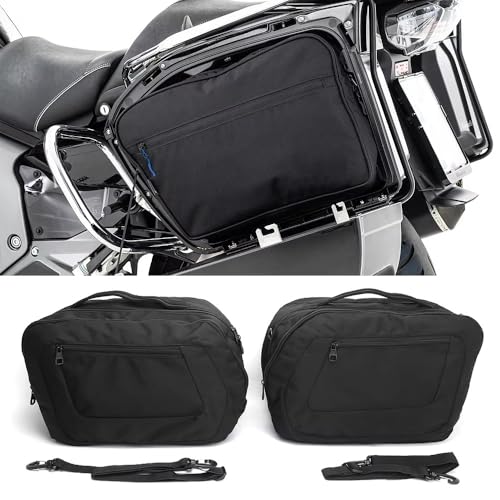 Chaoouyue Fits for BMW R1200RT R1250RT R 1200 1250 RT K1600GT K1600GTL K1600 GT GTL Motorcycle Saddlebag Inner Bags Side Case Box Liner Bags Travel Luggage Bag Black Storage Bag Tool Bag