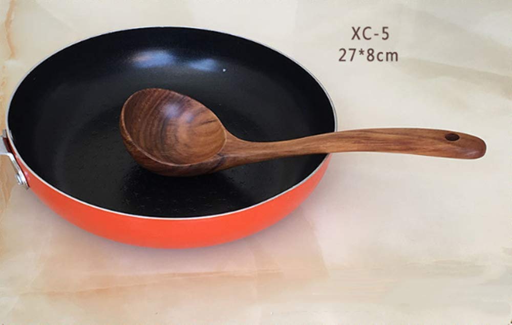 Cuchara de Madera Maciza sin Pintar Cuchara de Madera Herida No es la Olla Cuchara de Madera Especial Cuchara de Madera Cuchara de Madera de Acacia Cuchara