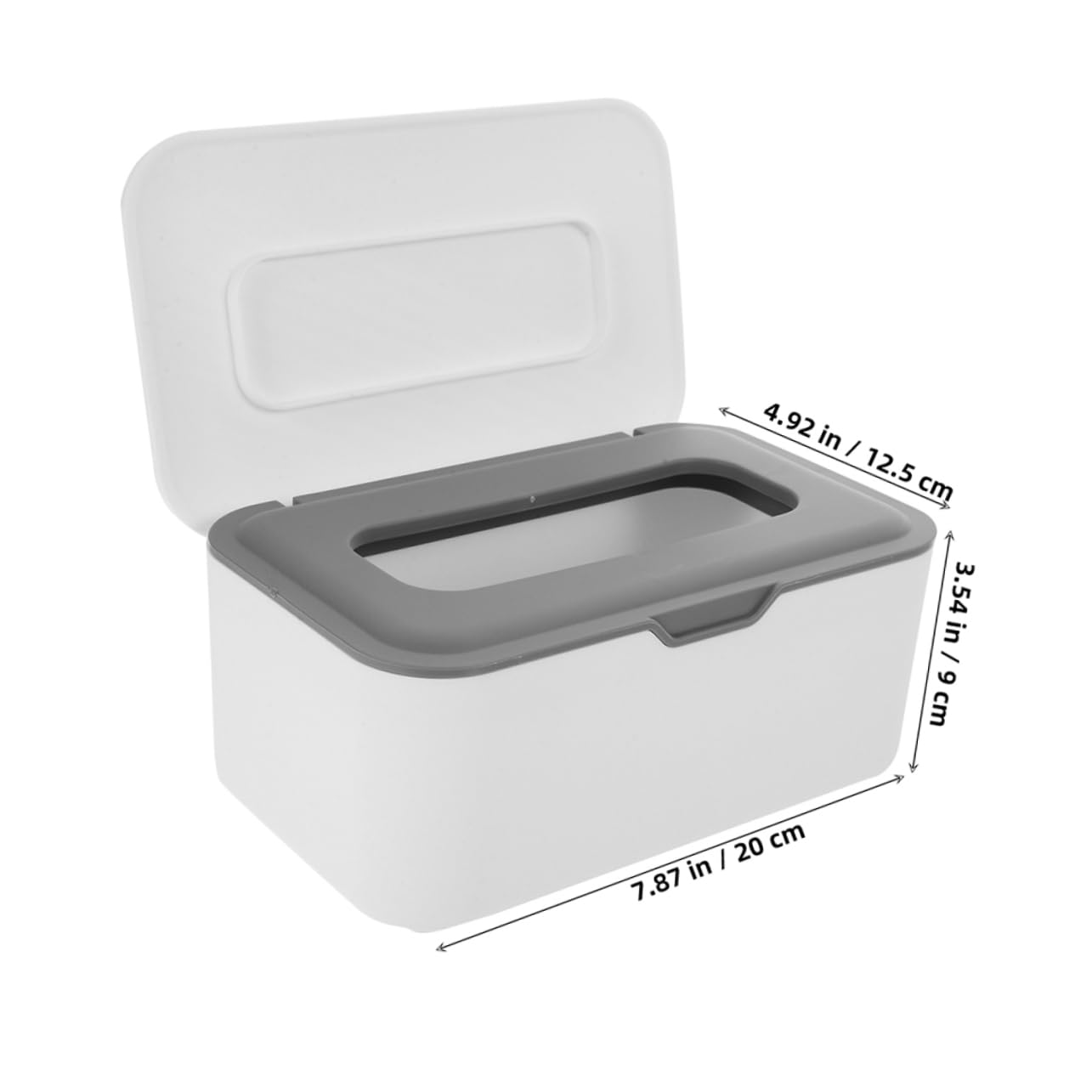 ABOOFAN Distributeur de Lingettes Portable Léger en Pp, Étui à Lingettes de Voyage Rechargeable, Facile à Utiliser, Lot de 2pcs pour Tiroirs