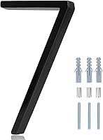 Vista 37 de Números de casa flotantes - Números de casa de dirección modernos de 5 pulgadas con kit de uñas e instrucciones, fáciles de instalar, número 2