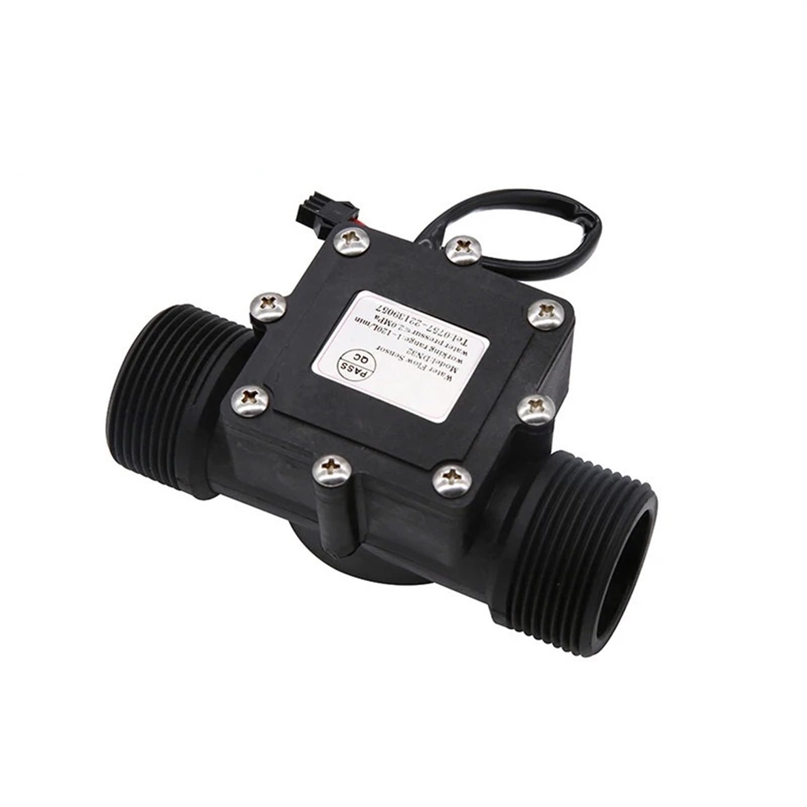 Sensor de flujo de agua para sistemas de riego y control de depósitos
