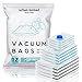 Urban Nomad Sac sous Vide Vetement Aspirateur Lot de 12 - Réutilisable Sacs Compression XL, L, M | 80% l'espace de Stockage Supplémentaire, Compactor Housse Rangement Voyage Couette Penderie Manteau