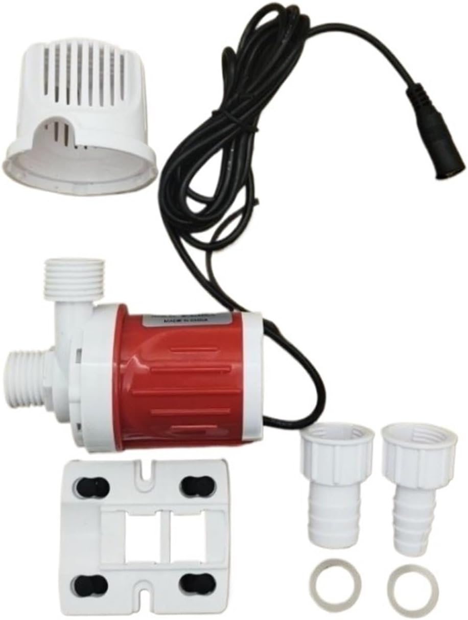 DC 12V18W 24V24W 18V21W Submersible Water Pump For Cooling System Fountains Heater Home 800L/H 5.5M Ultra-quiet Brushless Motor(Y1B)