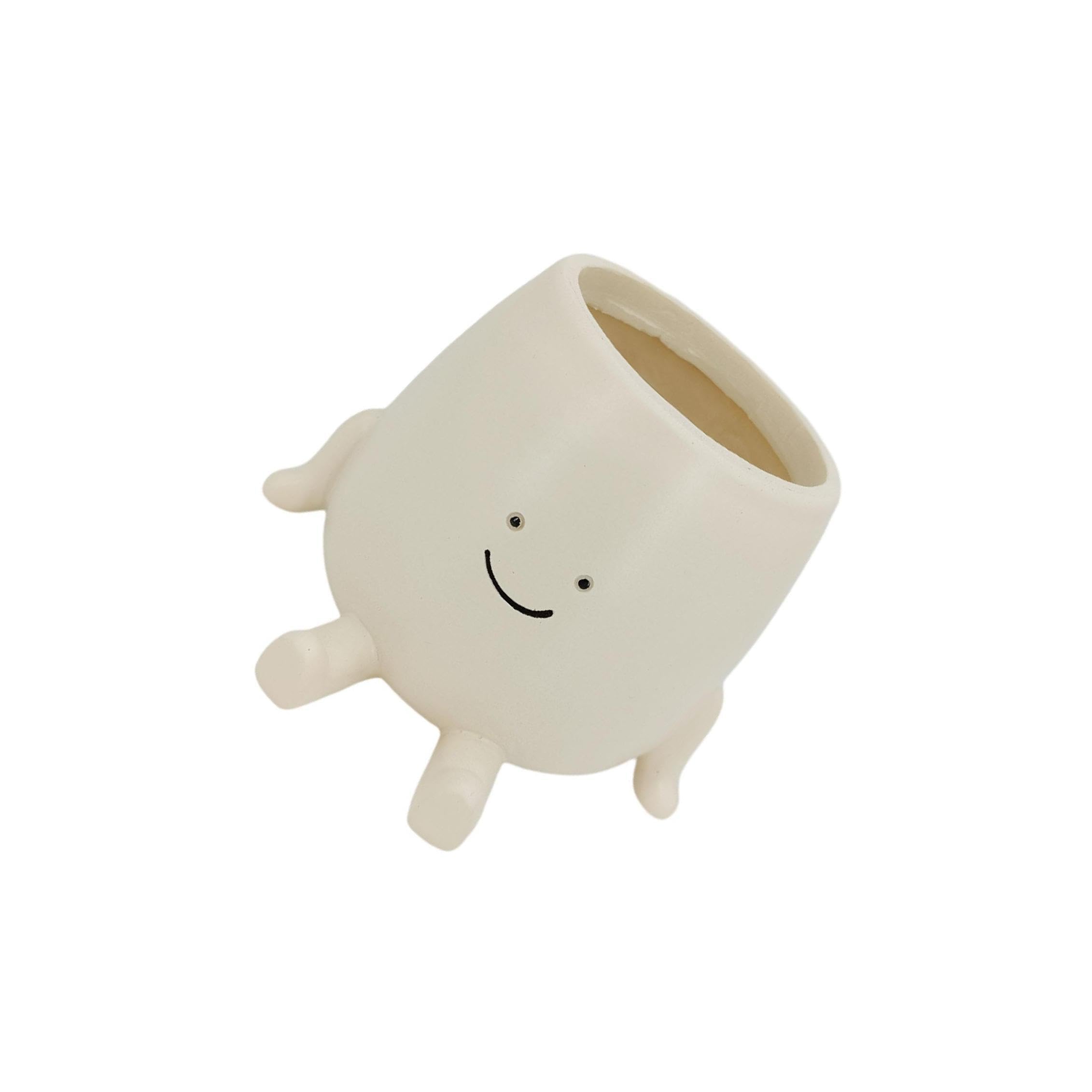 mophrati Resin Planter Has Cute Smiling Face Resin Planter Cute Plant Pot