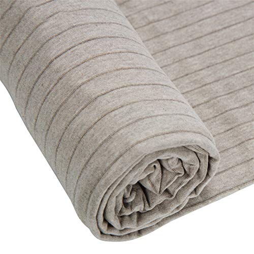 CEXTT Fibra de Plata con Tejido Antibacterial elástico de un Solo Lado para la Ropa Interior Protectora antibacteriana Tejido de Punto Ancho Personalizado 185 cm (Size : 5 Meters)