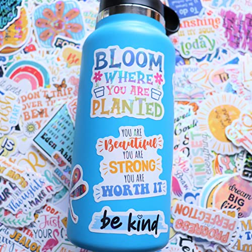 image for Puraesla 300PCS Affirmation Stickers, Holographic Motivational Sticker