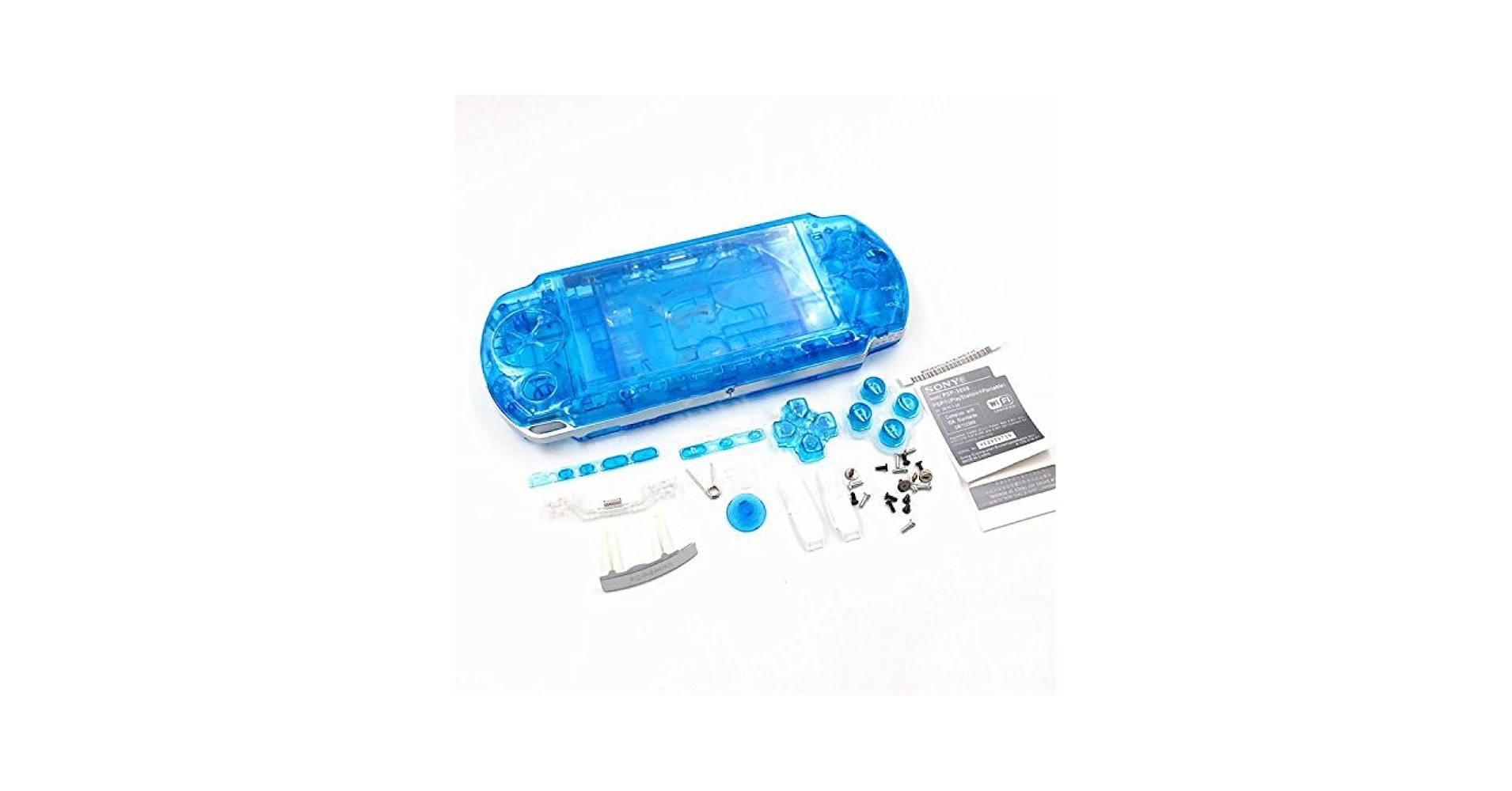 備品PSP3000 Amazon.com: Full Shell Housing Case Cover with Buttons Kit
