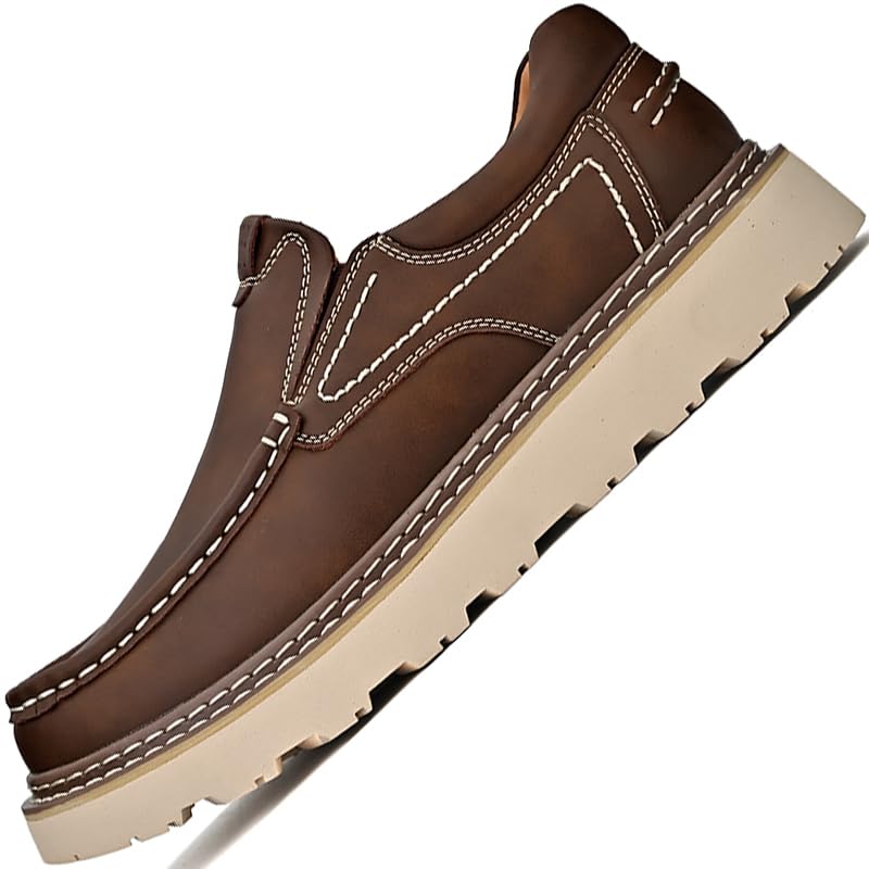 Mens Leather Shoes Dress Men's Oxfords for Men Loafers Chelsea Boots Casual Oxford Formal Man Shoe Boat Work Black Brown Size