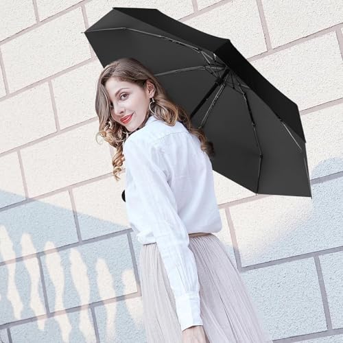 Image of ESPERO Umbrella, Umbrella For Rain Big Size, Automatic Open Windproof & UV Protection Anti-Slip Handle Lightweight 95% UV Block for Men, Women for Rain & Sun Coverage