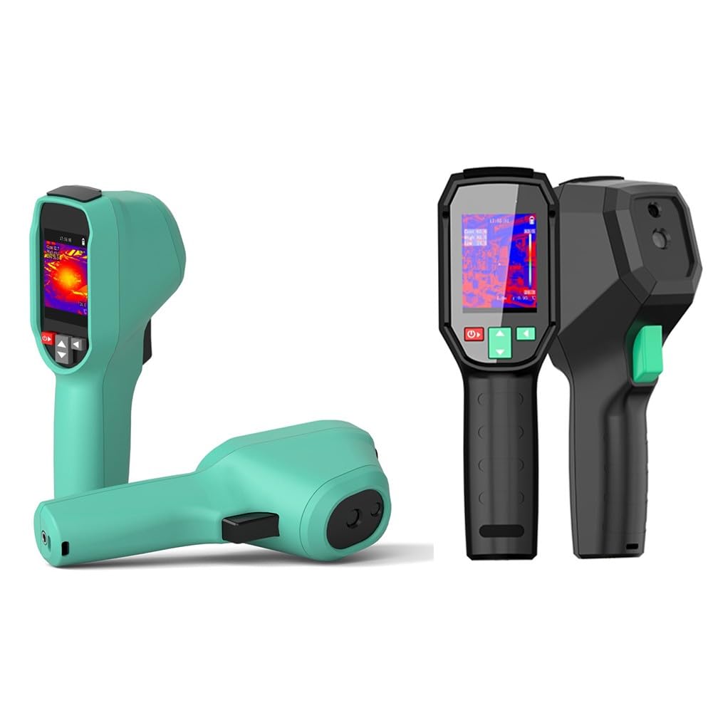 Termómetro infrarrojo de imagen térmica con resolución de 240 x 240, -20° a 550°, clasificación IP54, inspección del hogar, mantenimiento eléctrico y HVAC