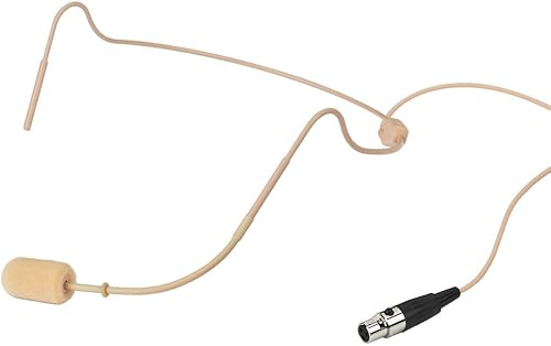 MONACOR HSE-310 SK Professionelles KopfbA gelmikrofon  Beige