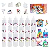 Materiales de seguridad: los polvos colorantes textiles ecológicos son no tóxicos, libres de ácidos e inodoros, 100% seguro para ti y tus hijos para disfrutar de la diversión batik en casa. ¡Añade un poco de color a tu fin de semana!